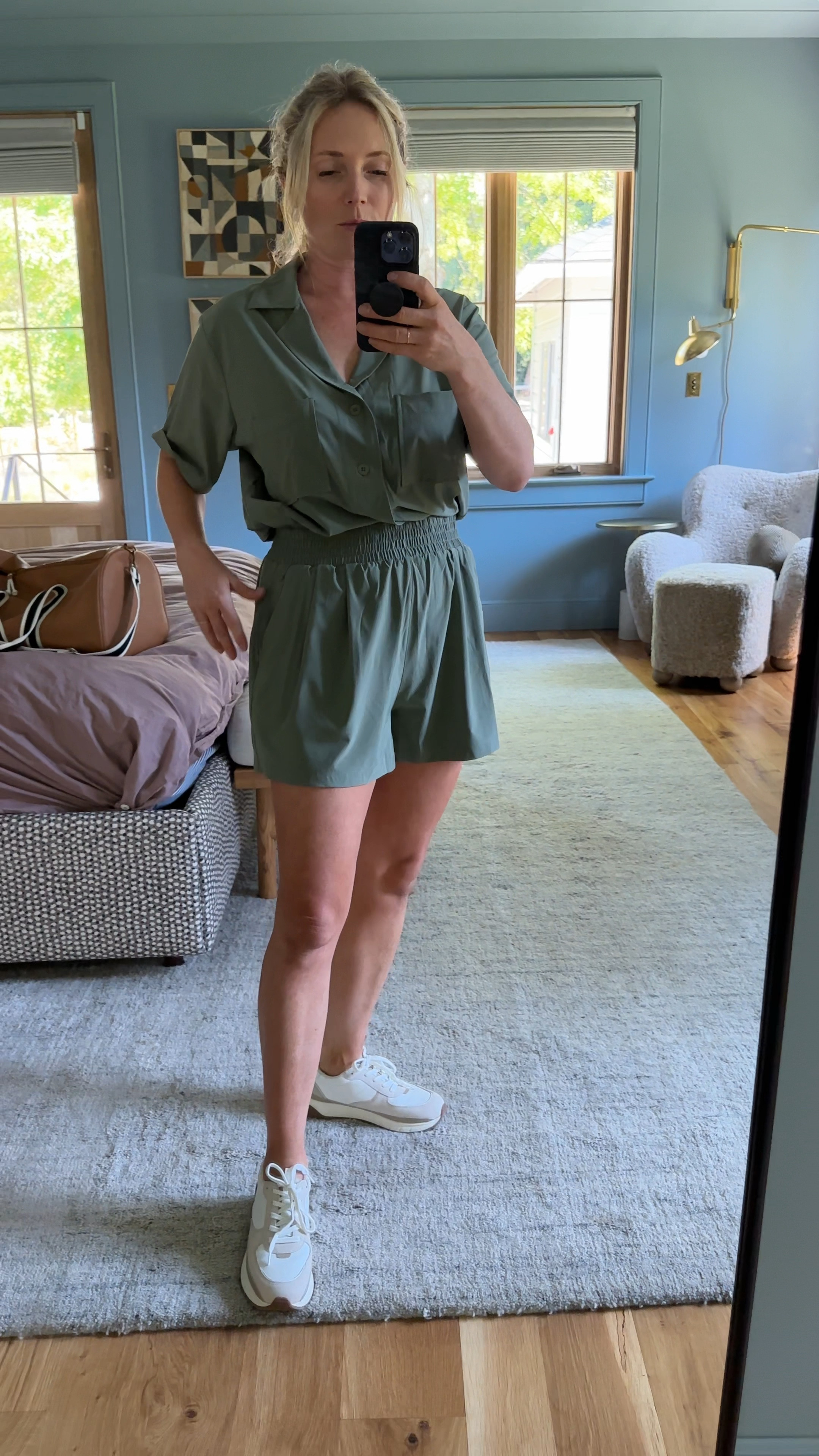 BIG fan of this lightweight romper from Vuori. It’s breezy, so easy to pack, and so flattering (the waist band feels great - not too tight, so you can definitely eat a good meal in this and still feel comfortable). The pockets, the cut, the length of the shorts - it’s a winner, folks :)

#LTKSeasonal #LTKstyletip #LTKtravel