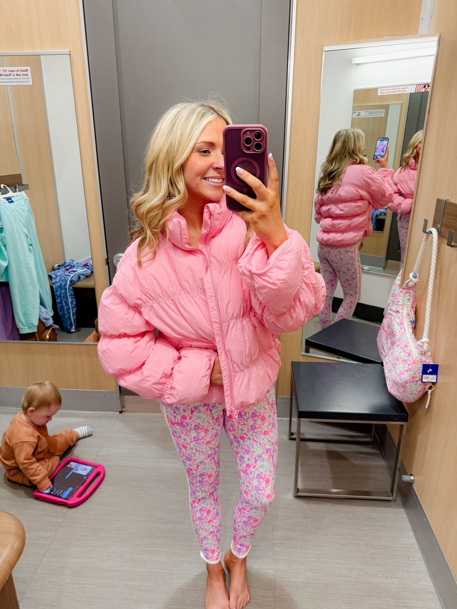 Puffer coat of my dreams! Wearing a small! 