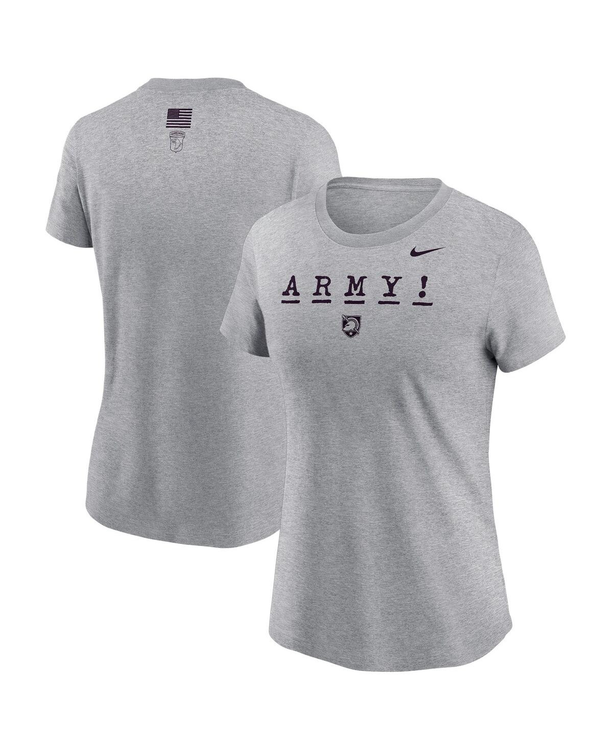 Nike Women's Gray Army Black Knights 2024 Rivalry Collection Army T-Shirt - Gray | Macy's