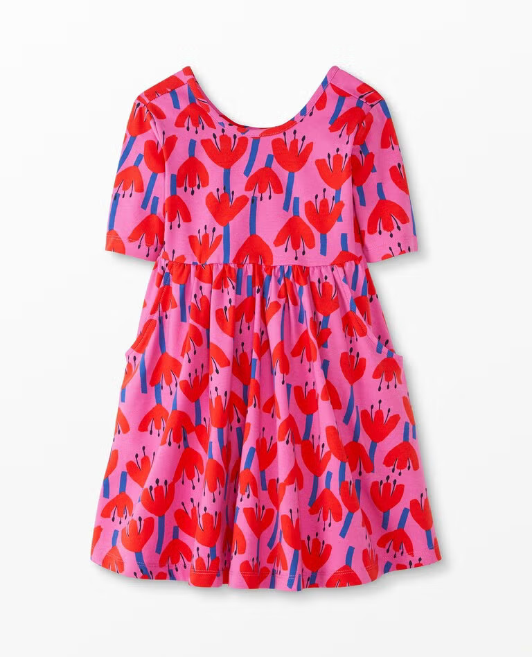 Print Super Soft Skater Dress | Hanna Andersson