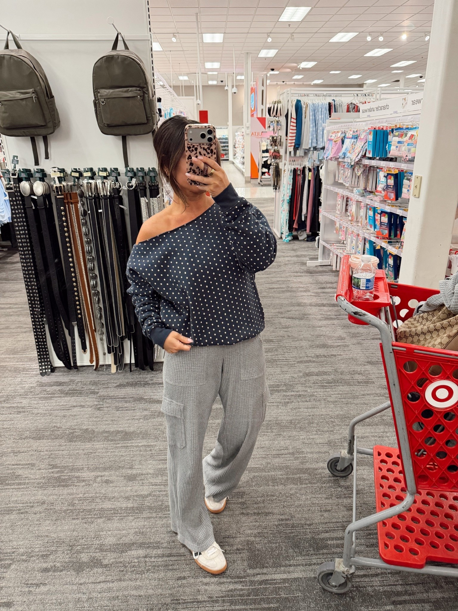 Off the shoulder polka dot sweatshirt?! Yes please 🤩🫶🏼

#LTKootd #LTKgrwm #LTKdayinmylife