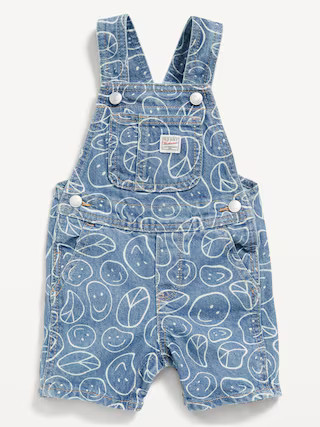 Loose Printed Jean Shortalls for Baby | Old Navy (US)