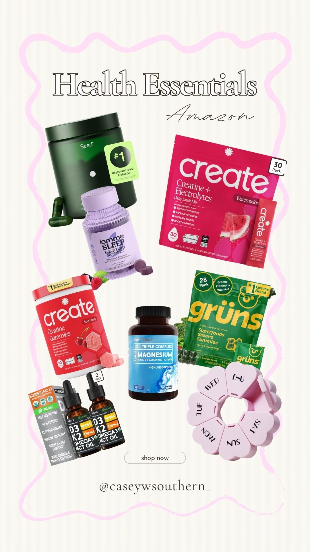 All of my go to health essentials all from Amazon

#LTKselfcare #LTKfitnessgoals #LTKmomlife