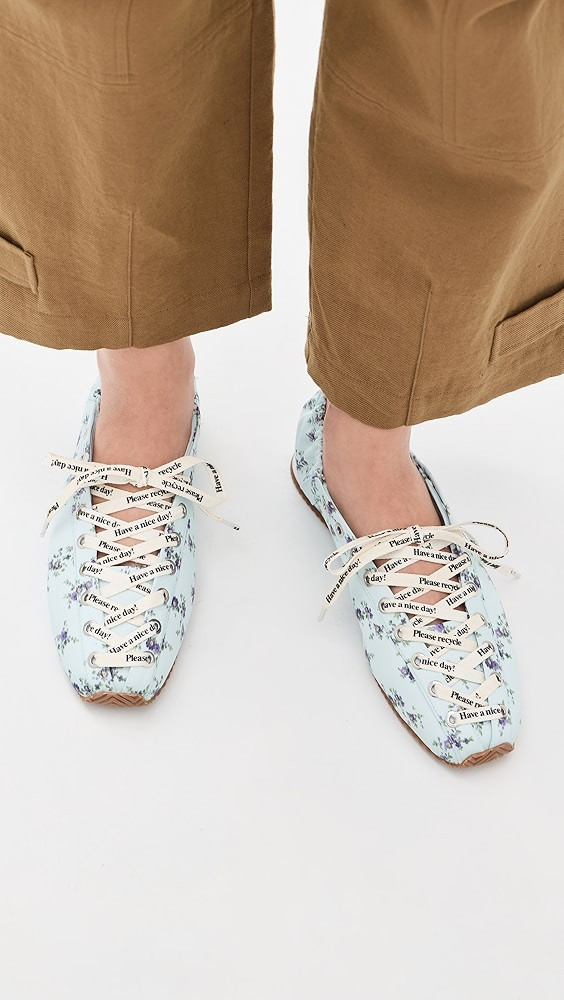 Lace Up Sporty Ballerina Flats | Shopbop