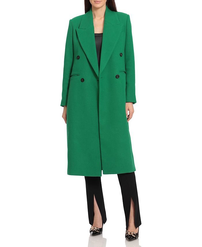 Women's Double Breasted Tailored Coat | Macys (US)