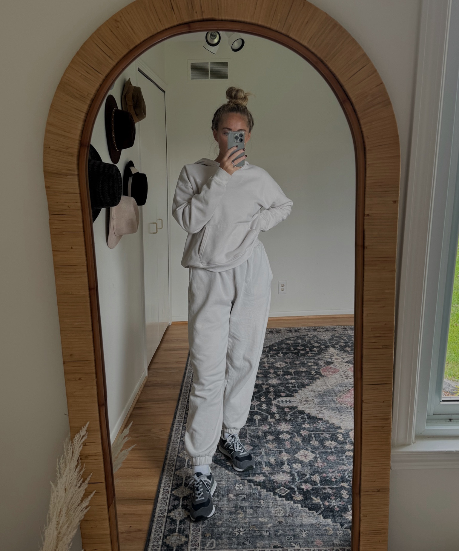 The comfiest sweatsuit! I usually size up for sweatsuits but this is oversized normally so get your true size! Wearing a M.

#LTKfitness #LTKstyletip #LTKtravel