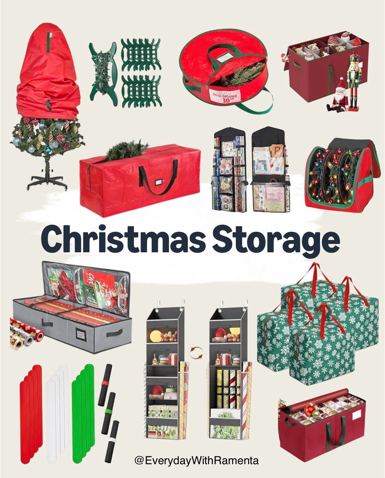 The easiest way to keep your Christmas décor organized 🎄✨ Smart Christmas storage makes packing up ornaments, wrapping paper, garlands, and holiday decorations stress-free and clutter-free. These Christmas storage ideas help protect décor, save space, and make decorating next season so much easier.

#ChristmasStorage #HolidayOrganization #ChristmasDecorStorage #HolidayDecor #ChristmasOrganization #SeasonalStorage #HomeOrganization #HolidayCleanup #OrganizedHome #ChristmasPrep #DeclutterYourHome #StorageIdeas #OrganizingTips #HolidayHome #ChristmasDecorIdeas

#LTKHoliday #LTKHome #LTKmomlife