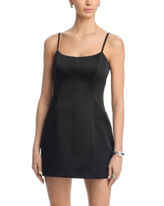 York Satin Minidress | Bloomingdale's (US)