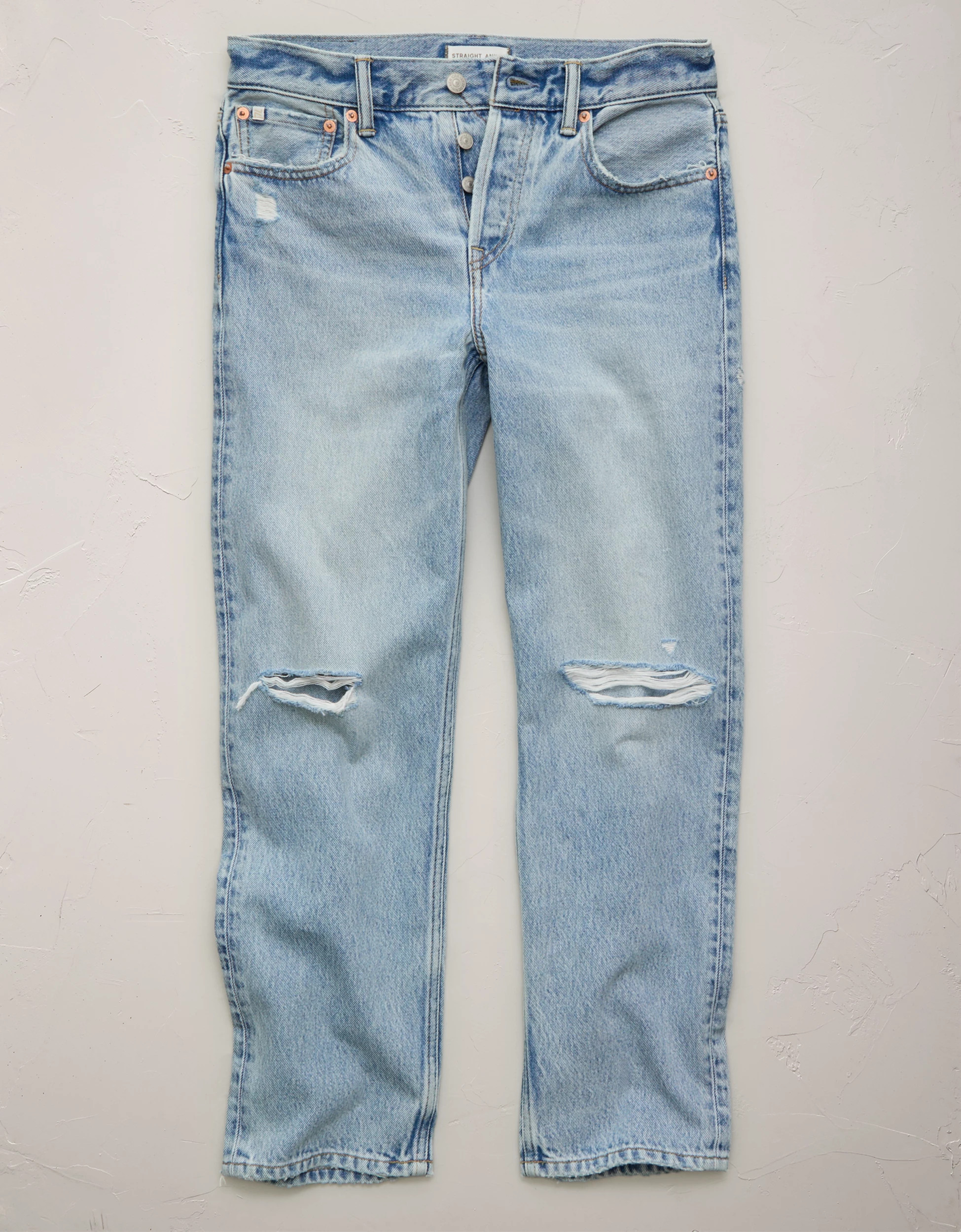 AE77 Premium Straight Ankle Jean | American Eagle Outfitters (US & CA)