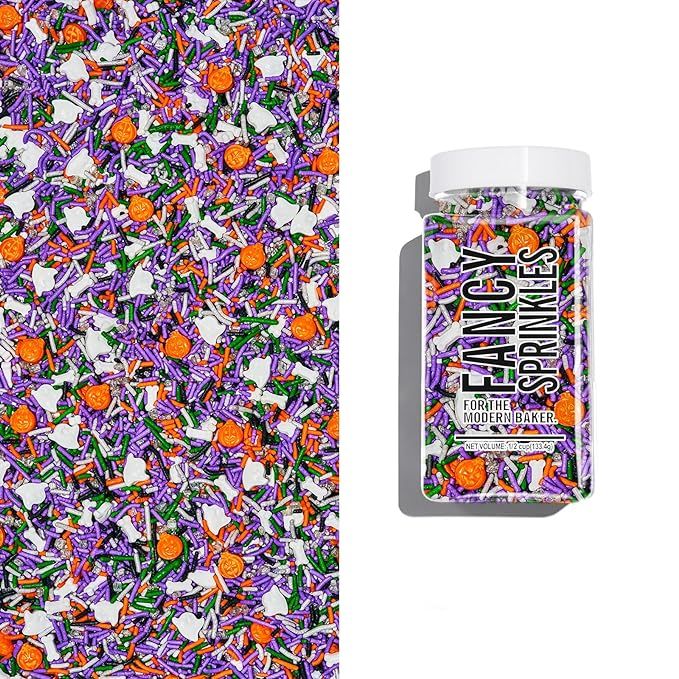 Fancy Sprinkles Limited Edition Halloween Haunted Mansion Sprinkles Purple, Green, Orange, And Si... | Amazon (US)