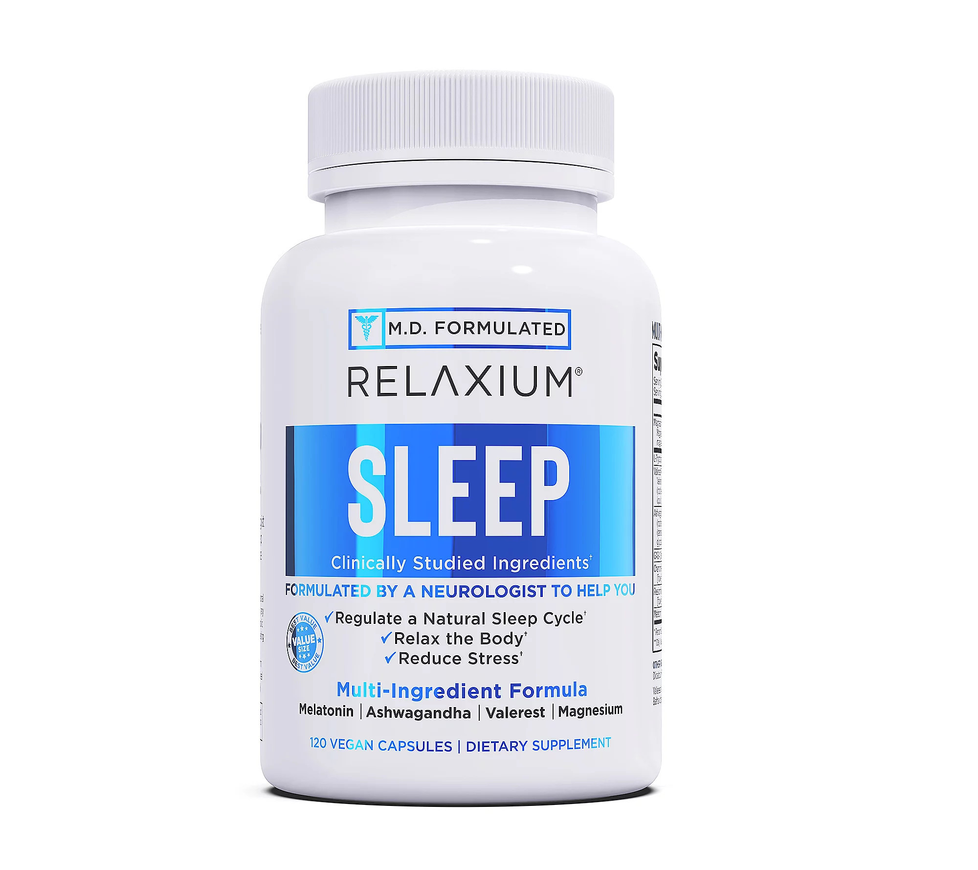 Relaxium Sleep Advanced Strength with Magnesium 60DOS | QVC