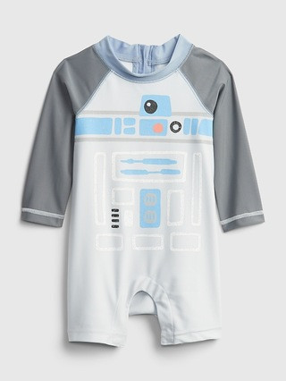 babyGap &#124 StarWars&#153 R2D2 Swim One-Piece | Gap (US)