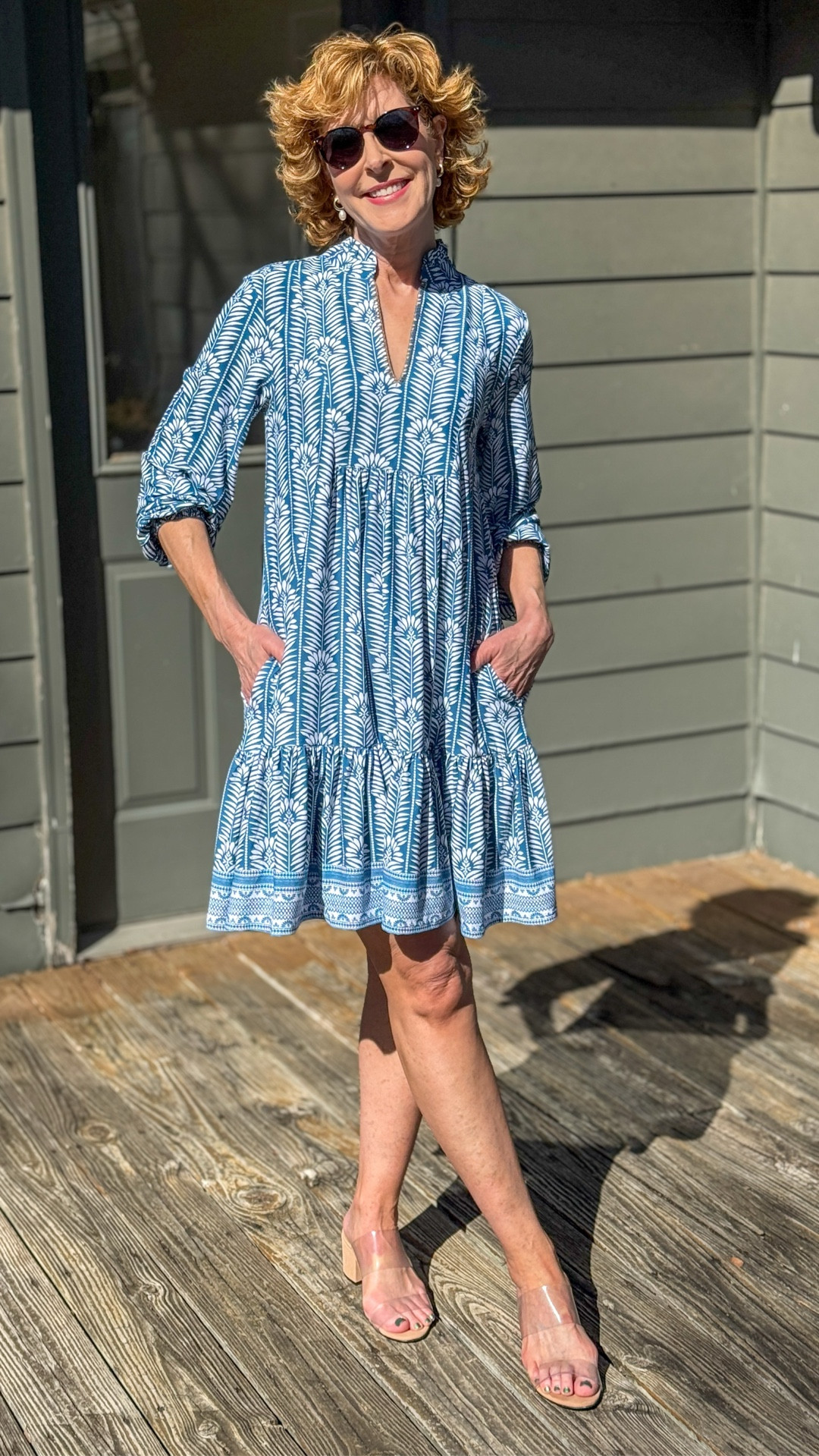 A spring-ready dress with UPF 50+ sun protection and a fresh, modern botanical print. The larger-scale leaf pattern gives it that updated, graphic look we’re seeing everywhere this season. Use code SUZY for 15% off your entire purchase.

#LTKOver40 #LTKTravel #LTKootd