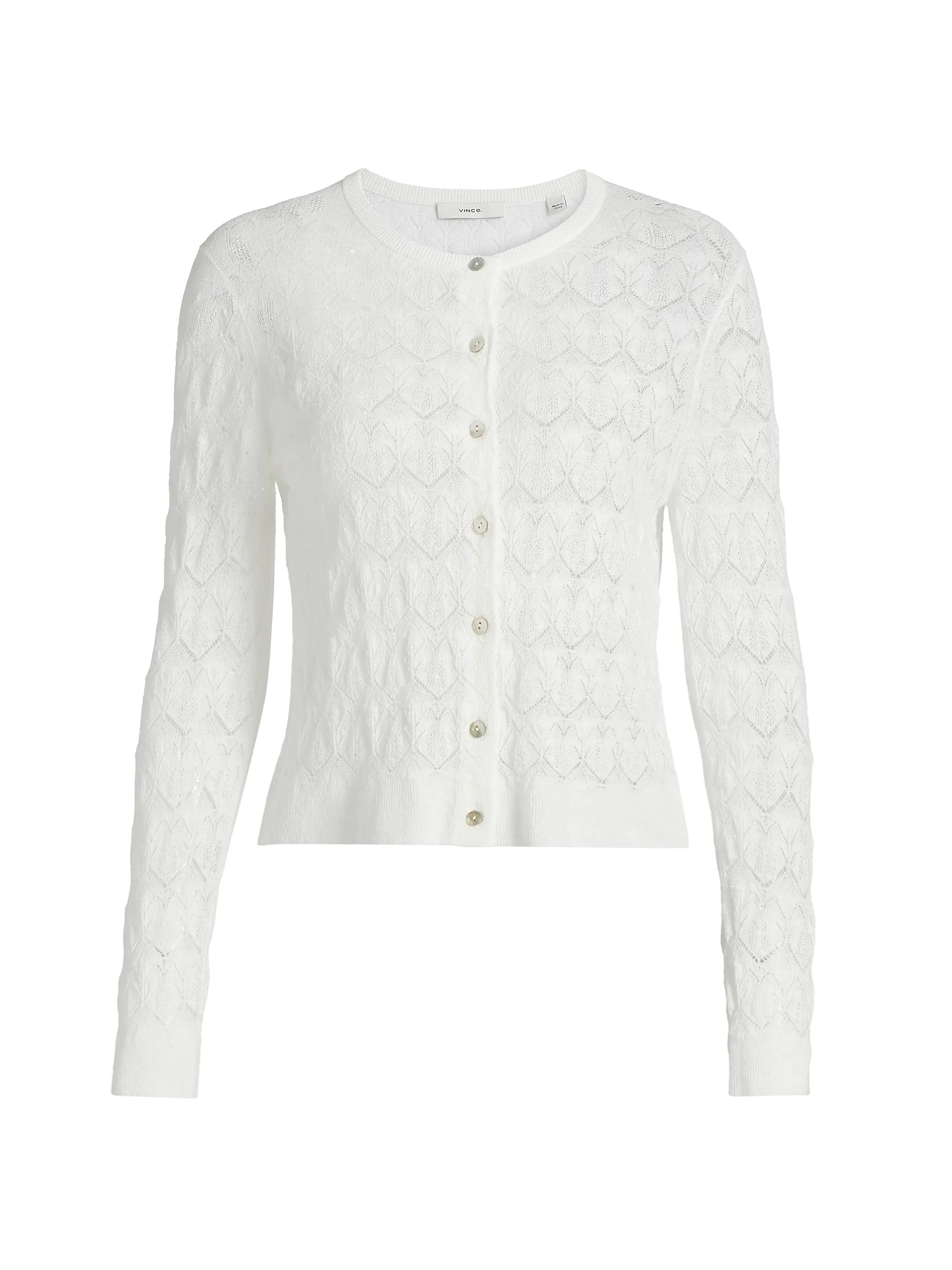 Cotton Lace Cardigan | Saks Fifth Avenue
