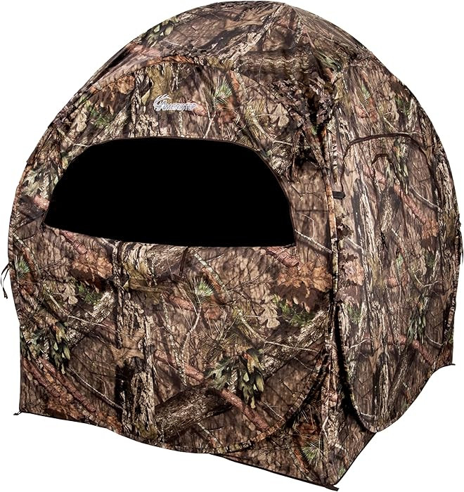 Ameristep Doghouse Run & Gun Hunting Blind | Lightweight 2 Person Ground Blind in Mossy Oak Break... | Amazon (US)