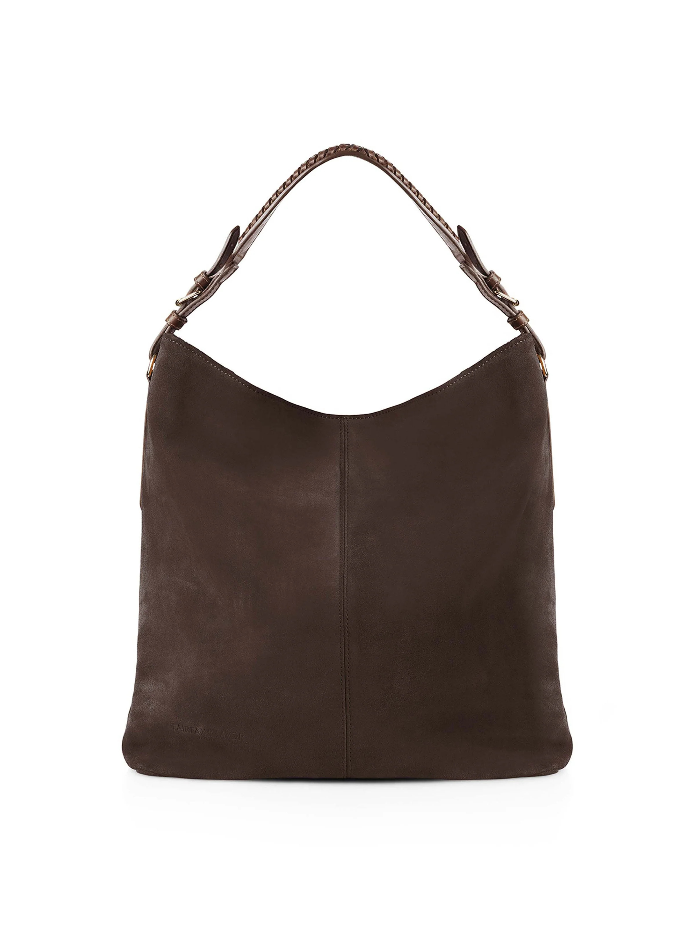 Tetbury - Women's Tote Bag - Chocolate Suede | Fairfax & Favor | Fairfax & Favor (UK)