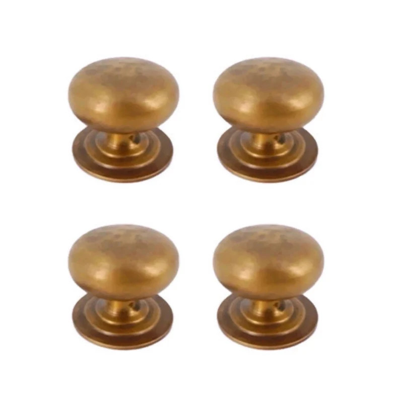 4 KNOBS large version 1.1/2" inches wide solid brass knob bolt Fix Kitchen Cabinet Grab pulls Old... | Etsy (US)