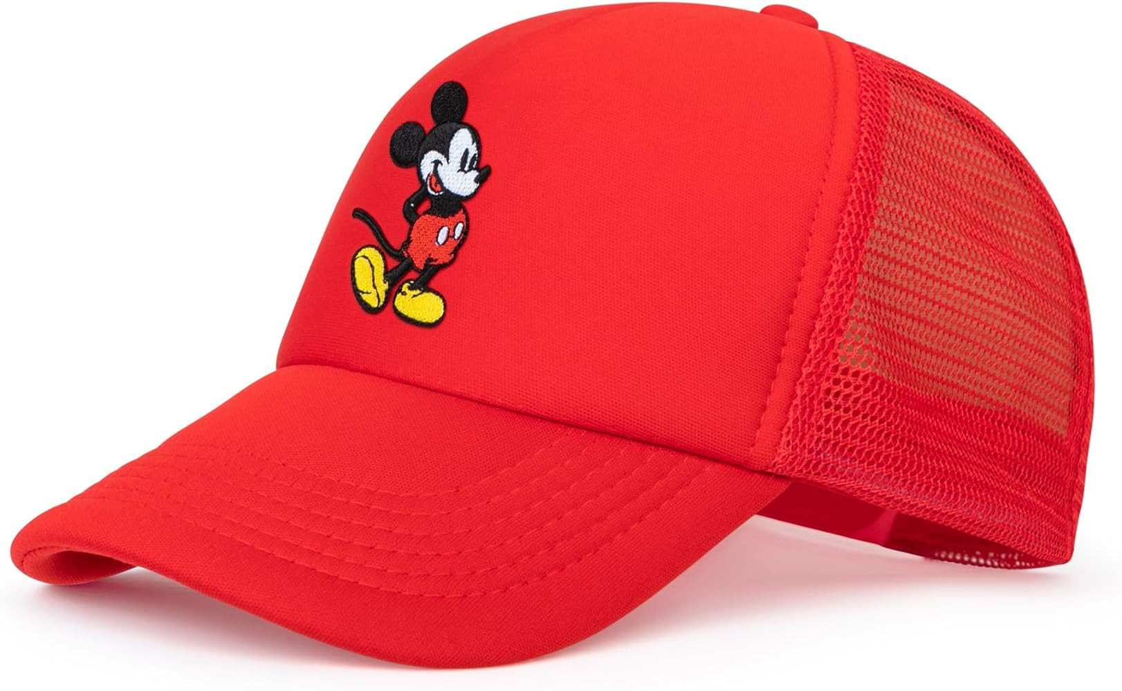 Disney Adult Trucker Hat, Mickey Mouse Mesh Snapback Baseball Cap | Amazon (US)