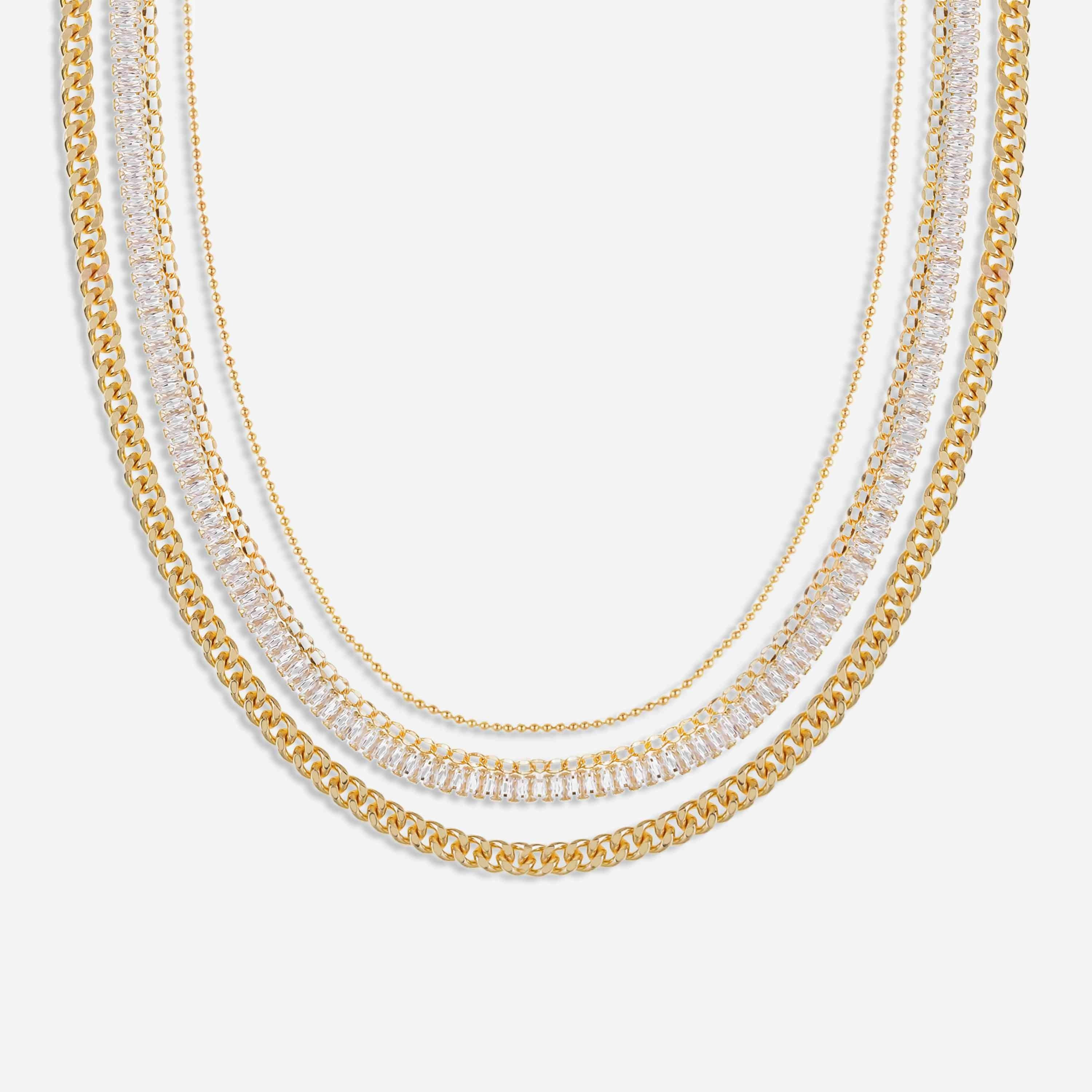 The Grace Layered Gold Necklace | Victoria Emerson