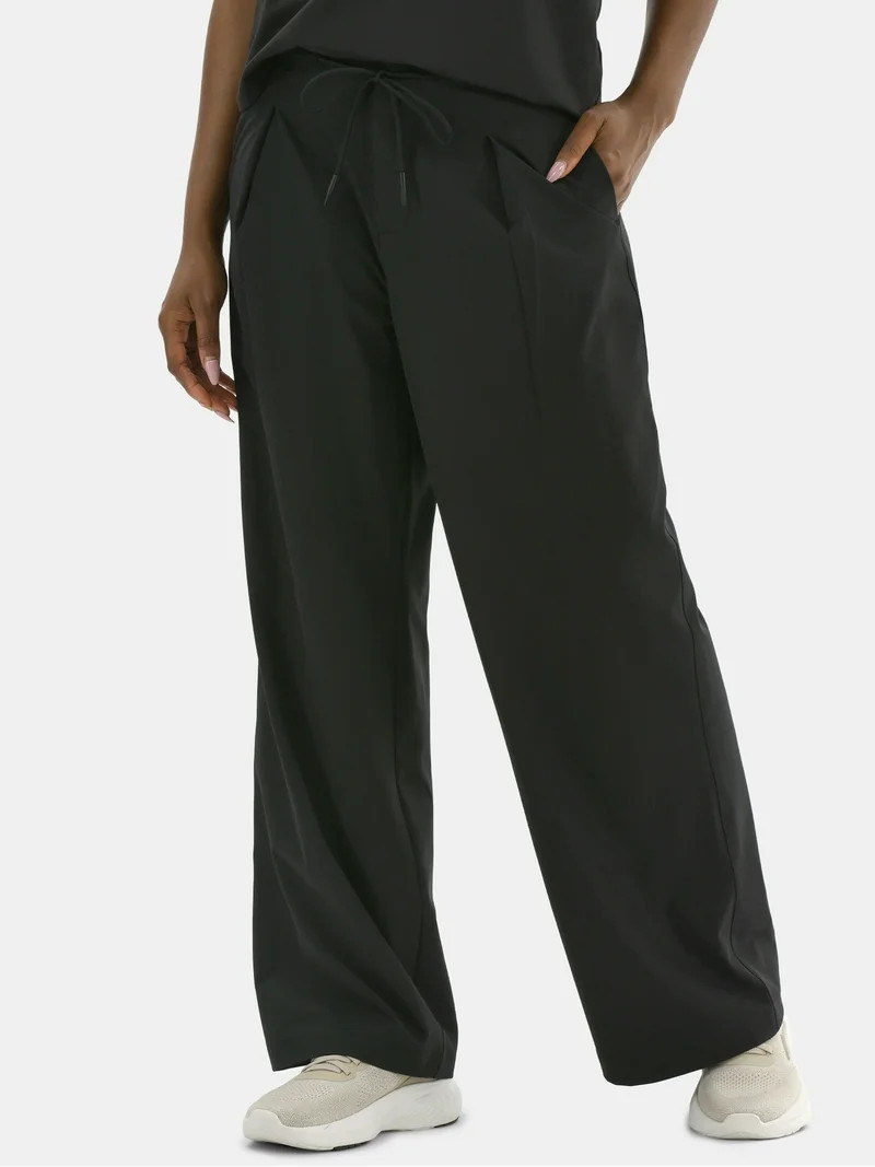 Avia Women's FeatherStretch Pleated Trousers, Sizes XS-XXXL | Walmart (US)