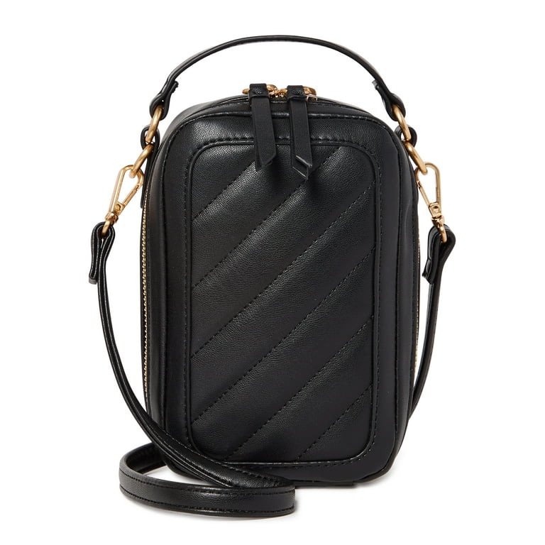 Time and Tru Women's Meghan Cellie Wallet on a String Blsck | Walmart (US)