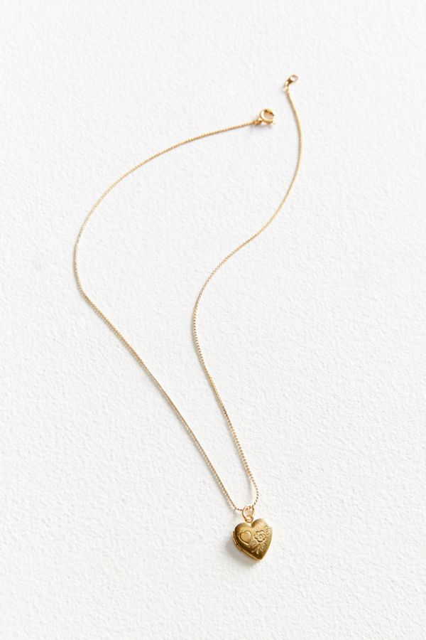 Vintage Heart Locket Necklace | Urban Outfitters (US and RoW)