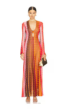 Alexis Vibe Dress in Orange Multicolor from Revolve.com | Revolve Clothing (Global)