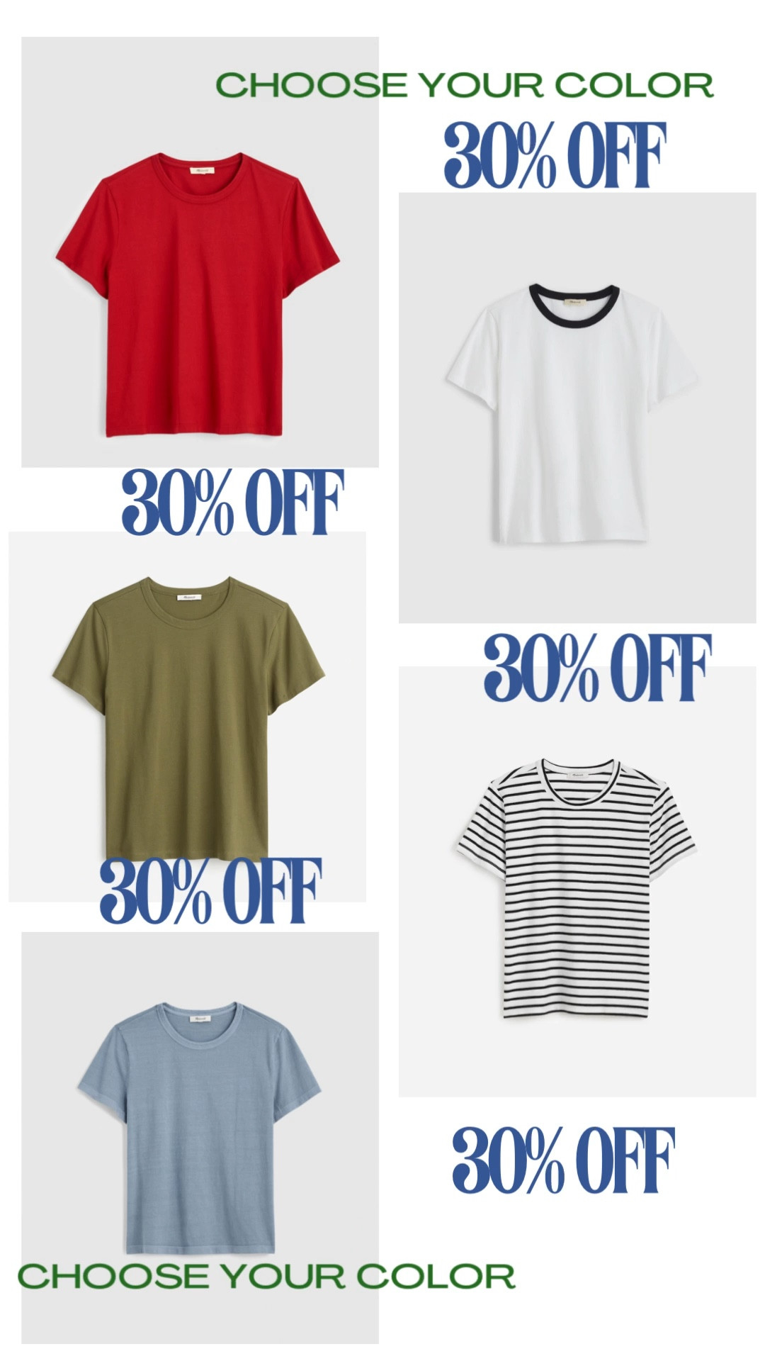 This is a soft tee that is on sale. It comes in multiple colors and is 30% off  

#LTKSaleAlert #LTKSeasonal #LTKActive