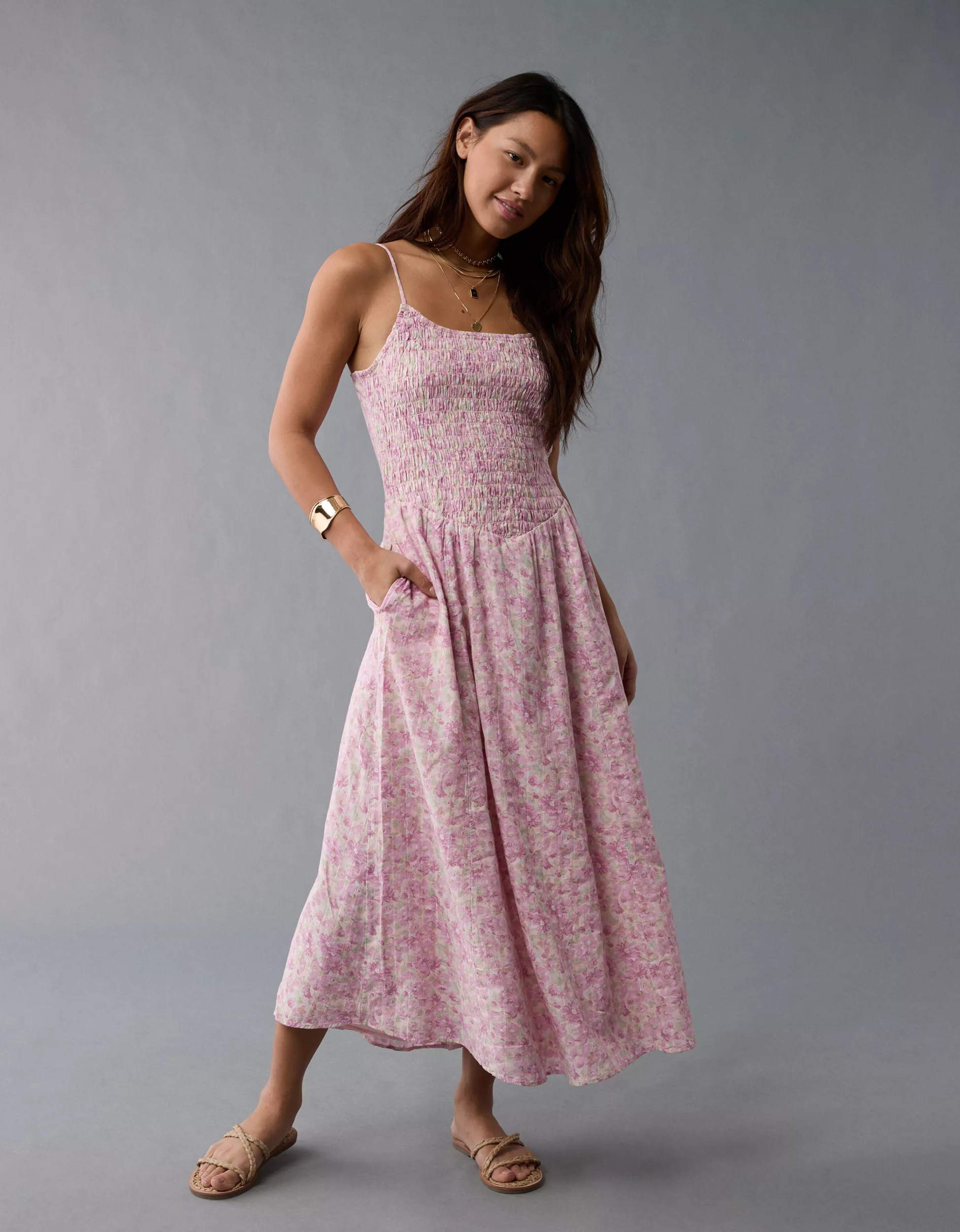 AE Bella Midi Dress | American Eagle Outfitters (US & CA)