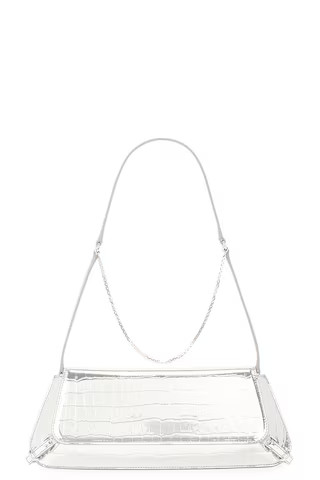 Givenchy Voyou East West Clutch in Light Silvery - Metallic Silver. Size all. | FWRD 