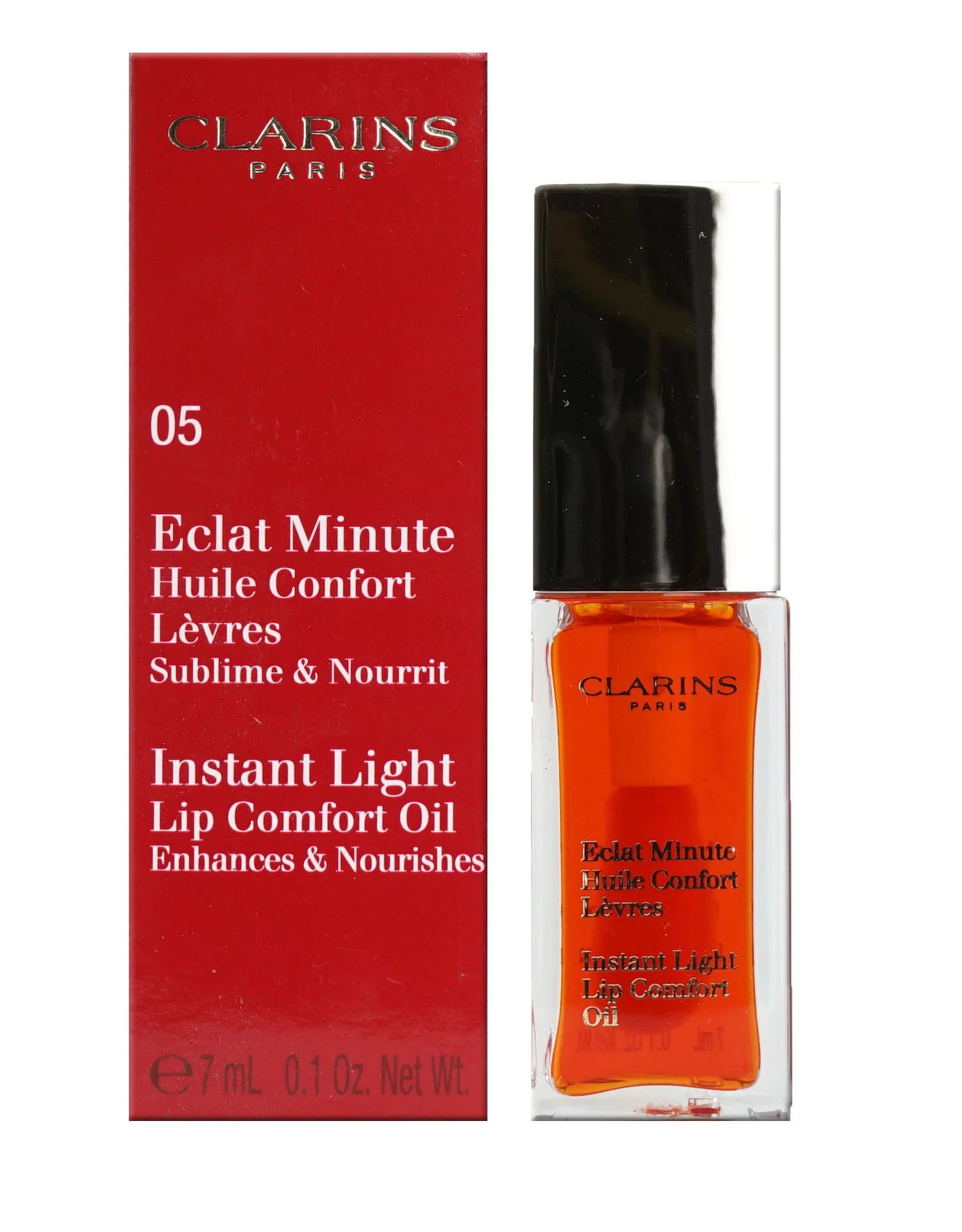 Clarins Instant Light Lip Comfort Oil 05 Tangerine 0.1 OZ | Shop Simon