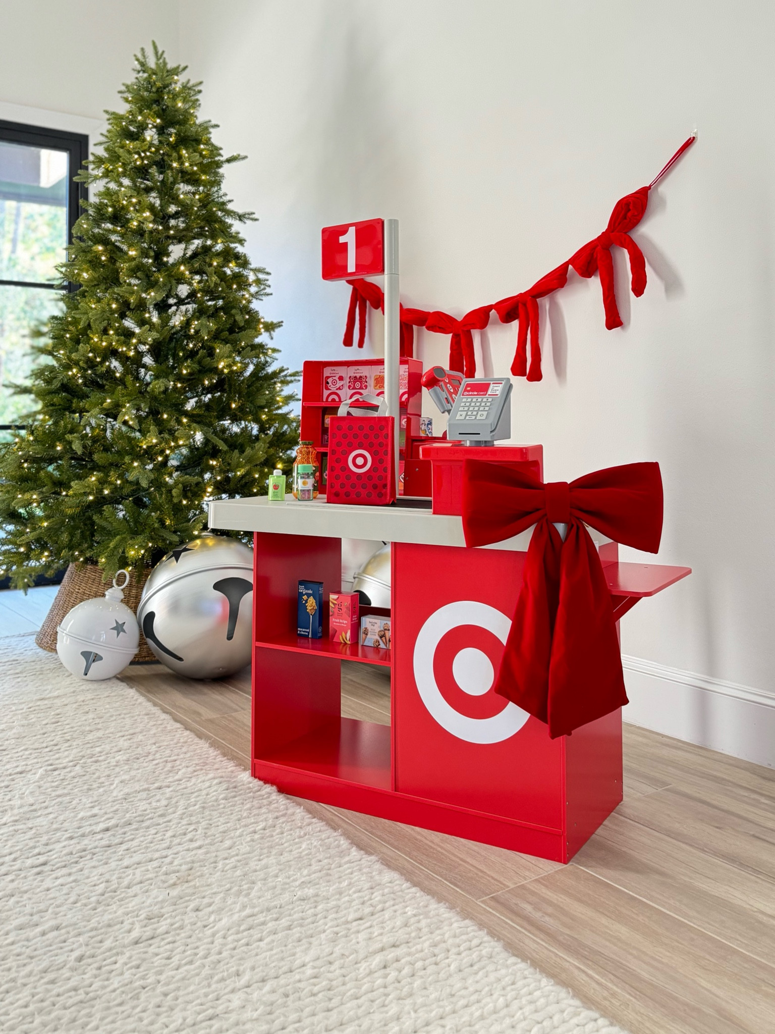 #ad  Tell me you love @target without telling me you love Target 🎯😃🎄

I WISH The Target Checklane play set was a thing when I was a kid because I’d play with it 24/7.  The working cash register, beeping scanner and hand-crank conveyor belt enhance engagement are so cool. This is going to go quick! Don’t miss out.  

#TargetFinds #Toys #TargetPartner #Target 

#LTKGiftGuide #LTKKids #LTKCyberWeek