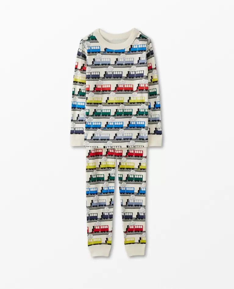 Holiday Print Long John Pajama Set | Hanna Andersson