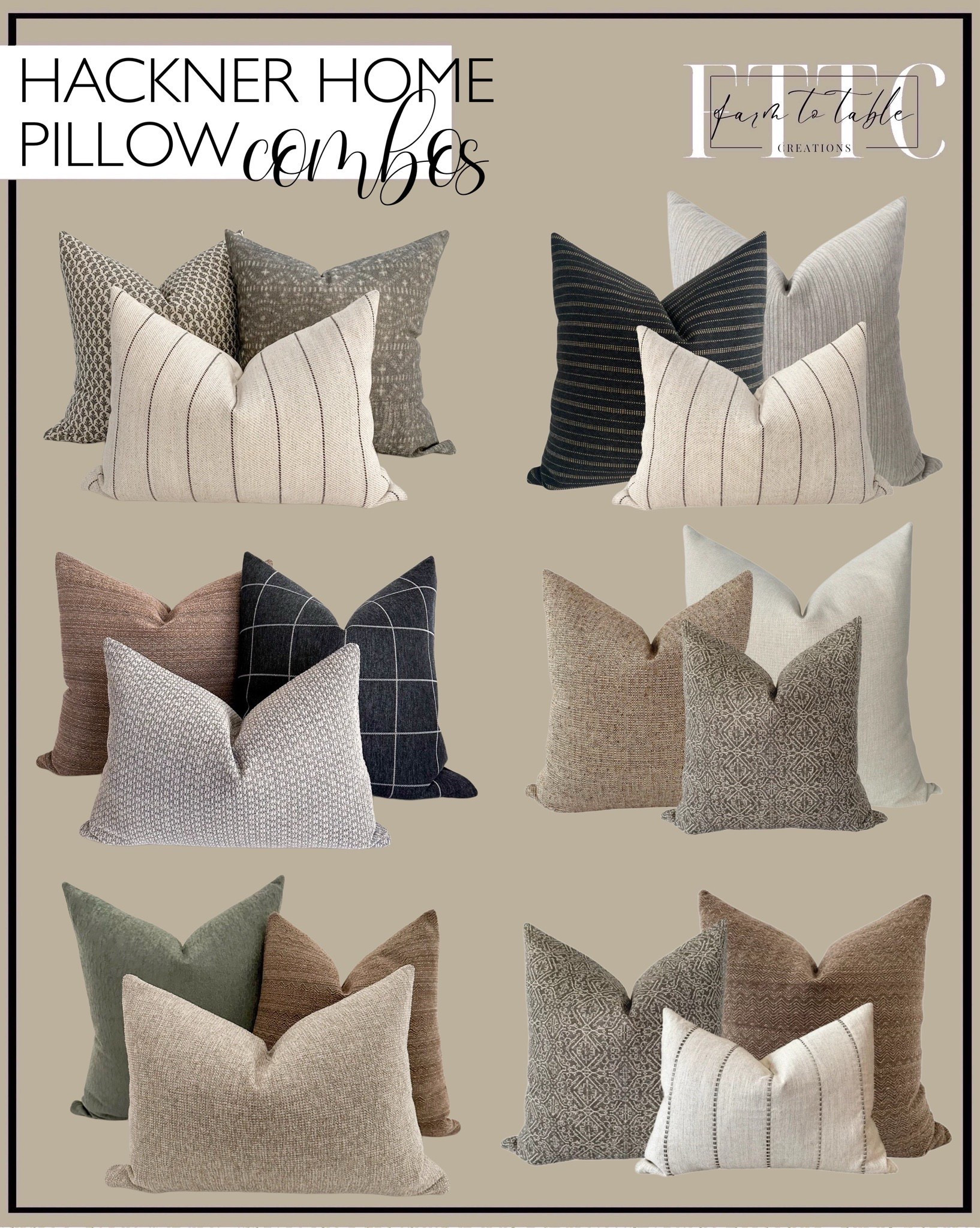 🚨Pillow Cover SALE. Follow @farmtotablecreations on Instagram for more inspiration.

Hacker Home is having a 15% off sale on pillow cover orders over $199. Use code STYLE15  

Antique Charcoal Pillow Cover Set. Eco Pillow Cover Set. Keeping it Interesting Pillow Cover Set. Serene Pillow Cover Set. Tres Hermosa Pillow Cover Set. Warm & Mellow Pillow Cover Set. 




#LTKSaleAlert #LTKHome #LTKStyleTip