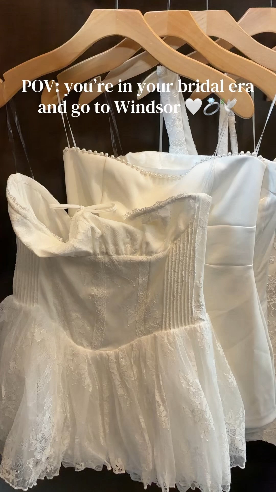 Pov: you’re in your bridal era and walk into Windsor Store 🤍💍🕊️

#LTKWedding
