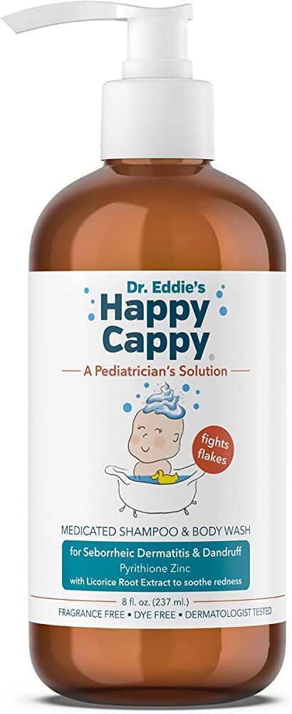 Happy Cappy Dr. Eddie’s Medicated Shampoo for Children, Treats Dandruff & Seborrheic Dermatitis... | Amazon (US)