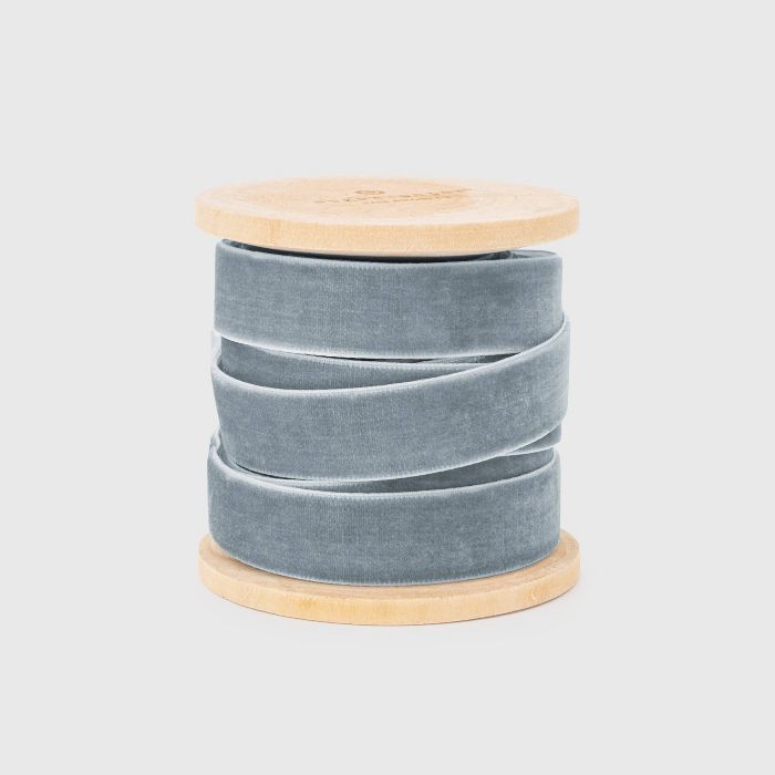 5/8&#34; Slate Blue Velvet Ribbon - Sugar Paper&#8482; | Target