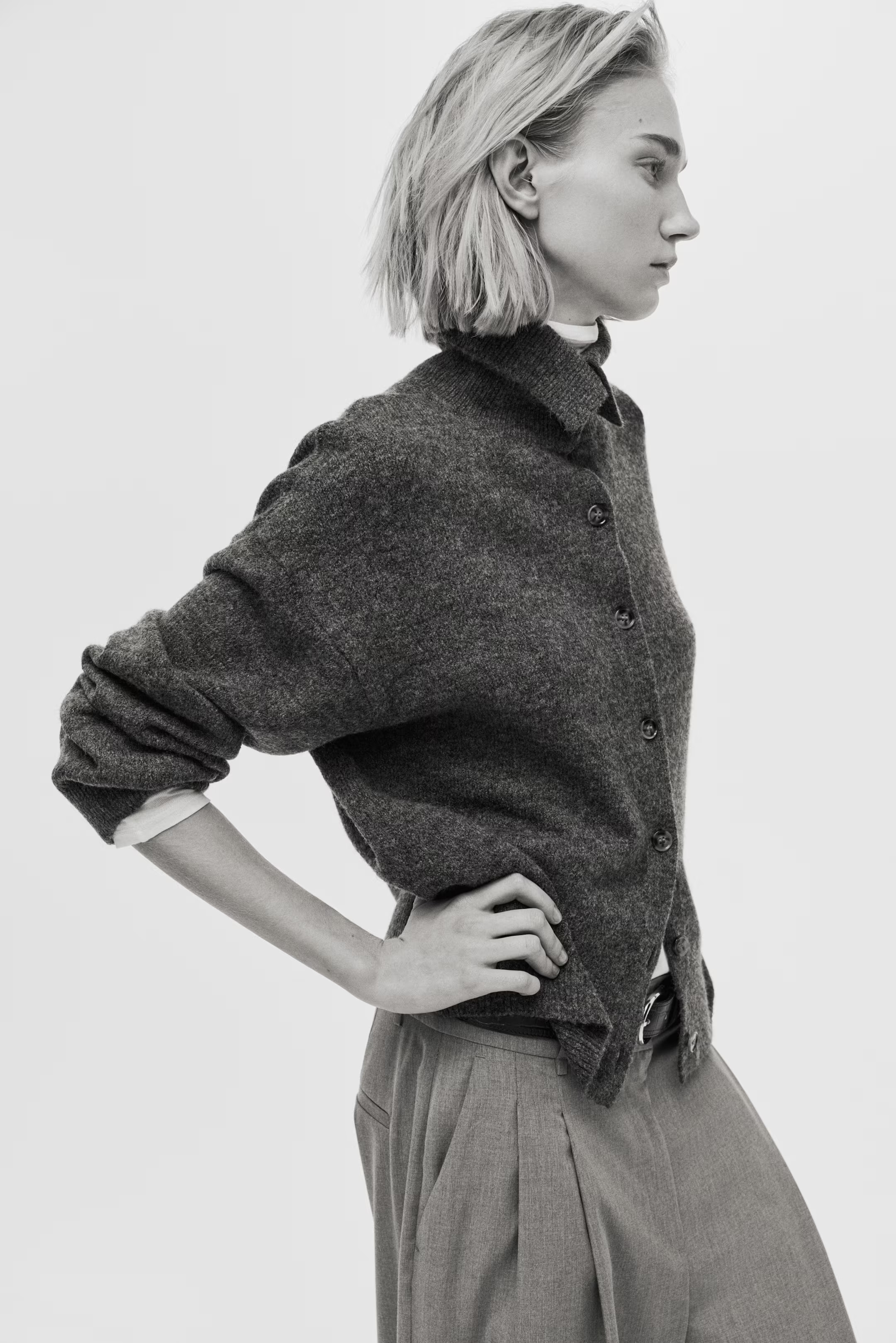 Collared cardigan | H&M (UK, MY, IN, SG, PH, TW, HK)