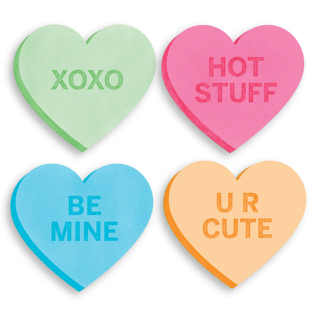 Conversation Hearts | Set of 4 Coasters | Tart By Taylor