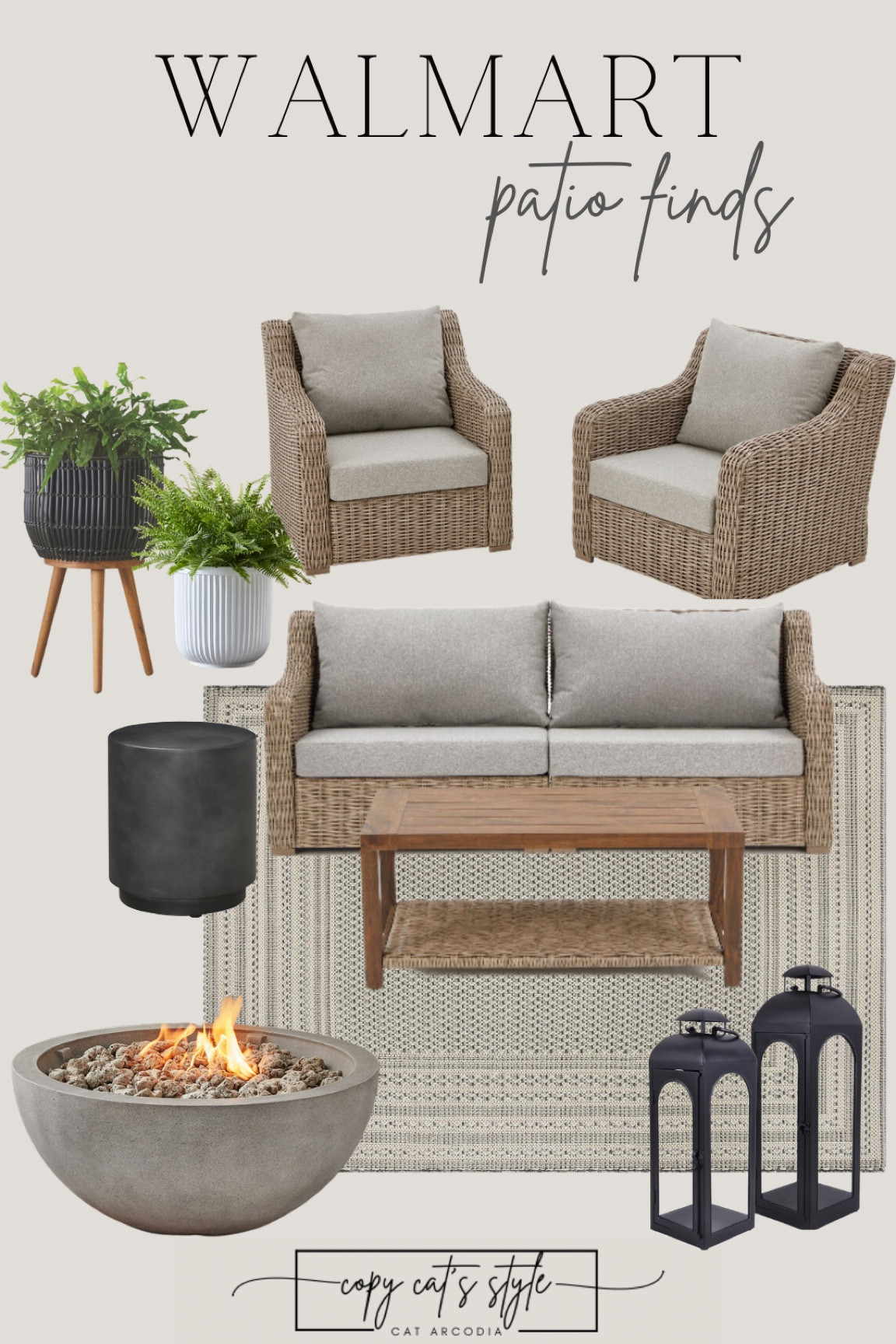 Walmart Patio Set
Outdoor furniture 
Walmart patio furniture 

#LTKSeasonal #LTKstyletip #LTKhome