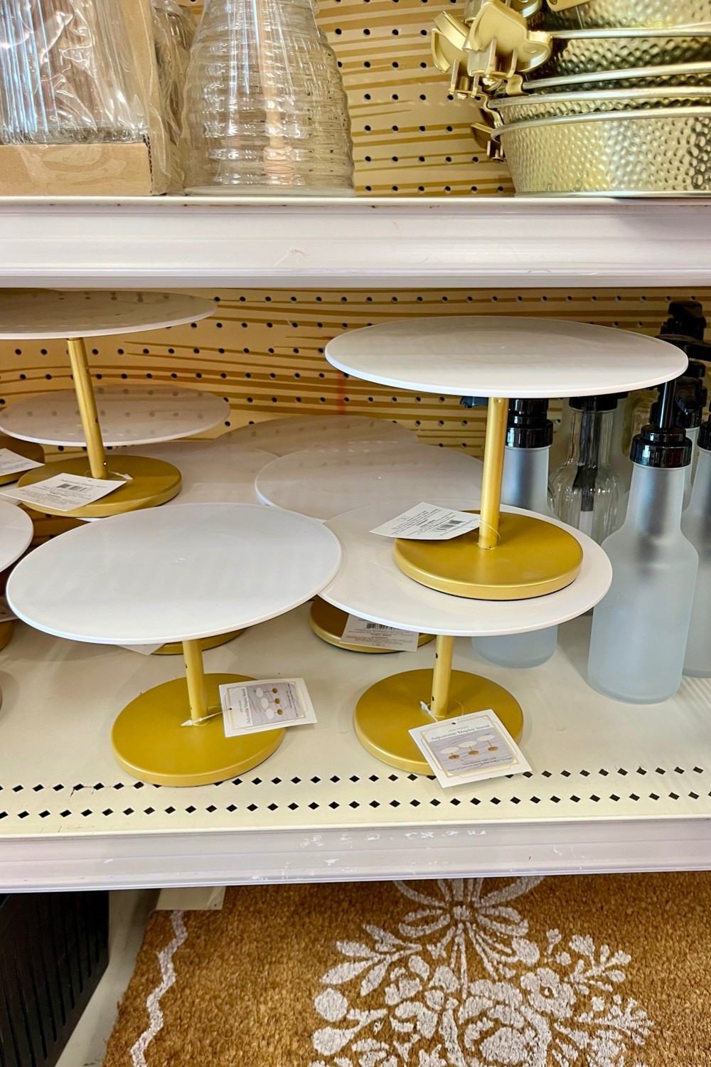 Small adjustable cake stand at the Bullseye’s Playground at Target. $5.

The size and sturdiness is probably best to display small snacks, cupcakes, or light treats. Not sure I would risk anything heavier like a cake but cute and inexpensive for a bridal shower, tea party, or small wedding reception. 

#LTKSeasonal #LTKHome #LTKWedding