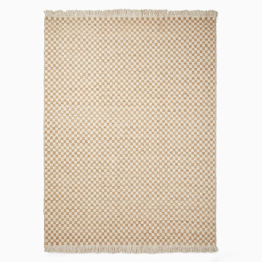 Chess Weave Wool & Jute Rug | West Elm (US)