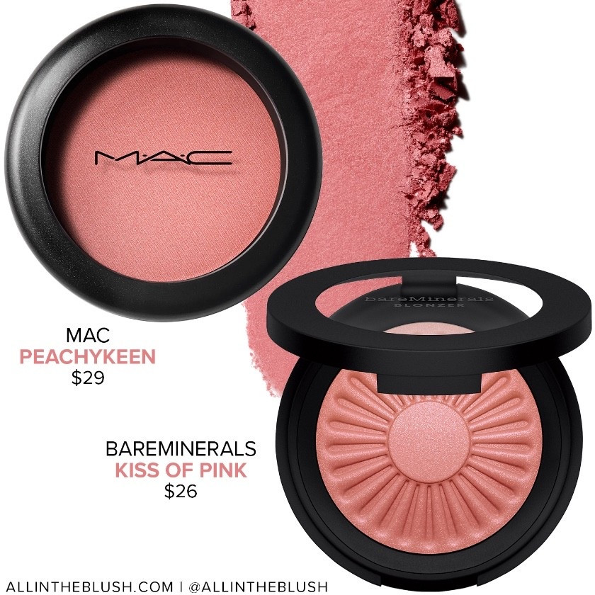 Shade matches: MAC “Peachykeen” Powder Blush & Bareminerals GEN NUDE BLONZER Blush + Bronzer "Kiss of Pink"

#LTKBeauty #LTKSaleAlert #LTKootd