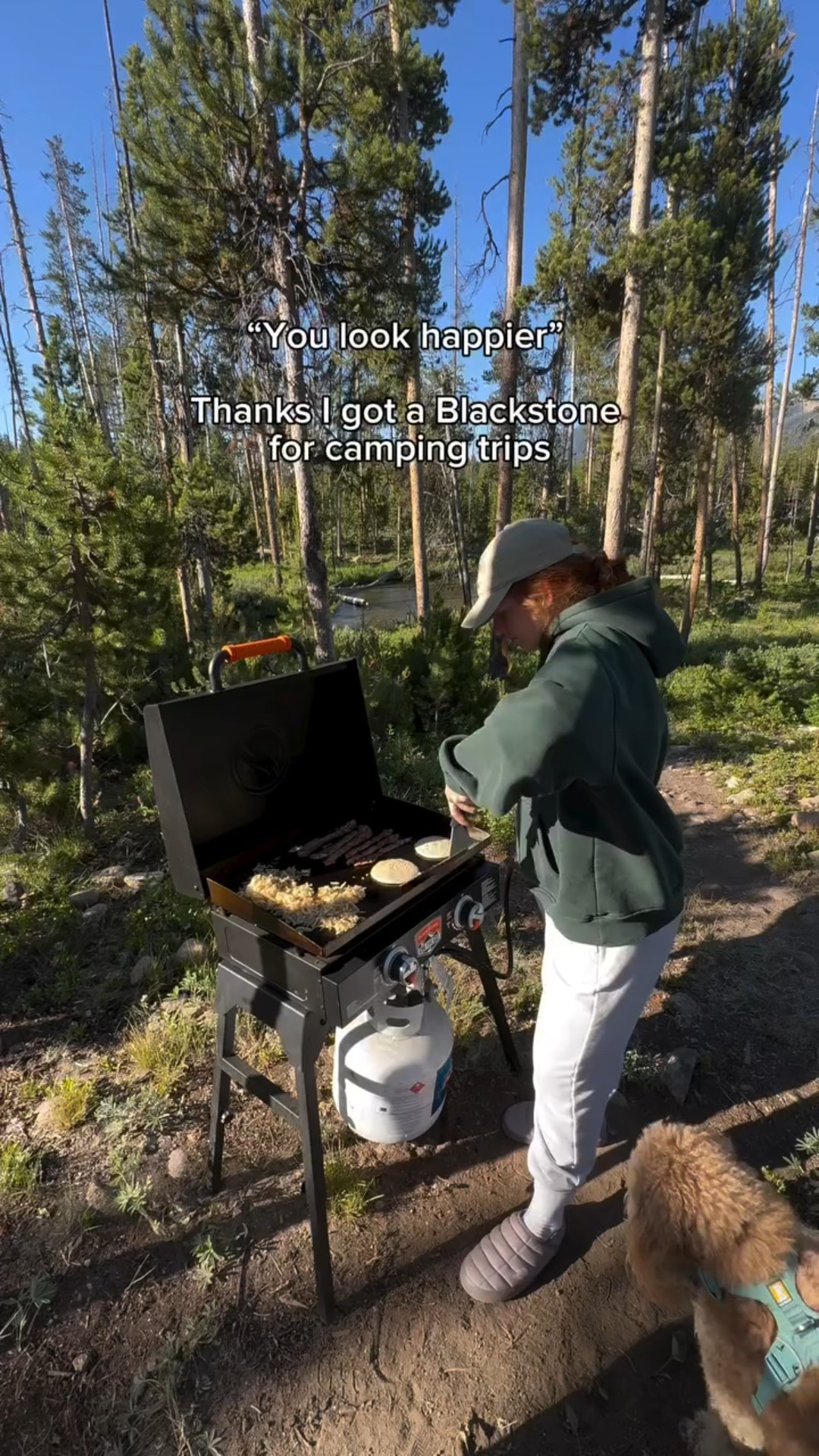 Breakfast on a Blackstone ❤️‍🔥🤤What’s your go-to camping meal? 🏔️

@blackstone @dickssportinggoods @dicksvarsityteam #dkspartner #camping #cooking #greatoutdoors #sawtoothmountains #idaho #campingmeals #blackstonemeals