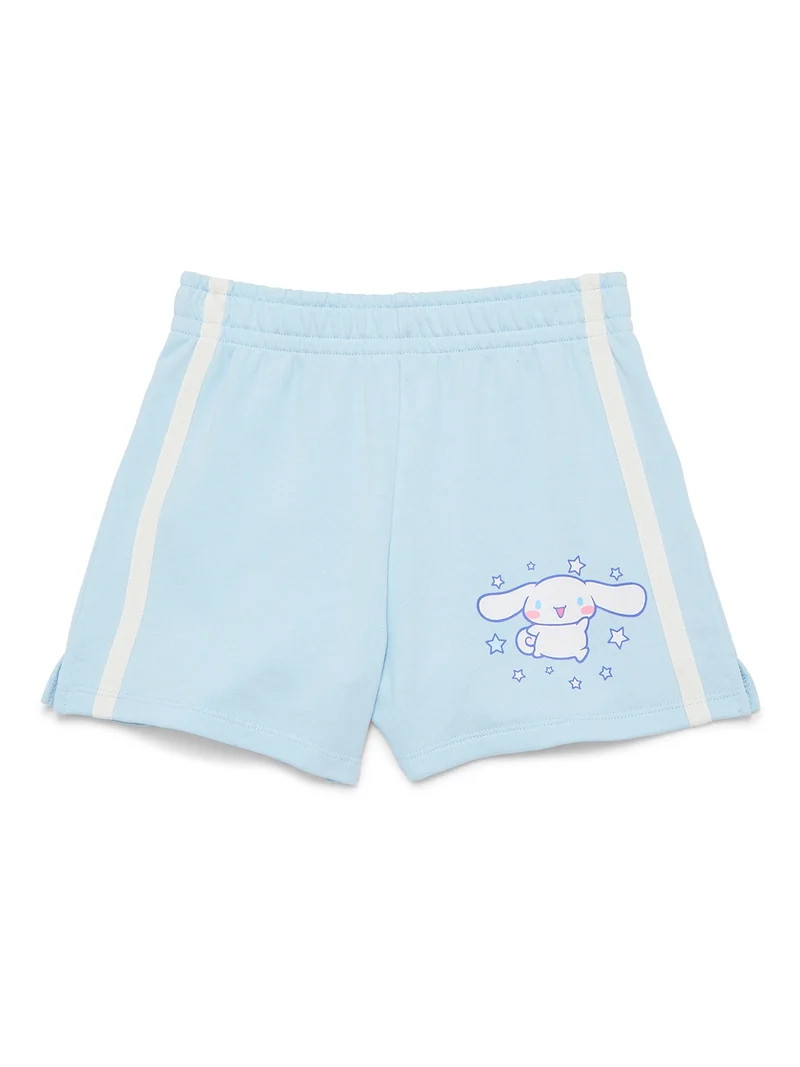 Sanrio Cinnamoroll Girls French Terry Shorts, Sizes 4-16 | Walmart (US)