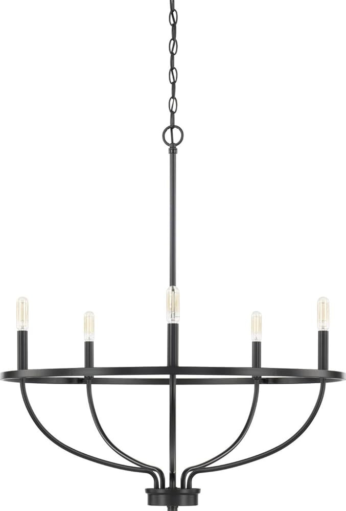 HomePlace Lighting 428551MB Greyson Urban/Industrial Vine-Style Round Chandelier, 5-Light 300 Tot... | Amazon (US)