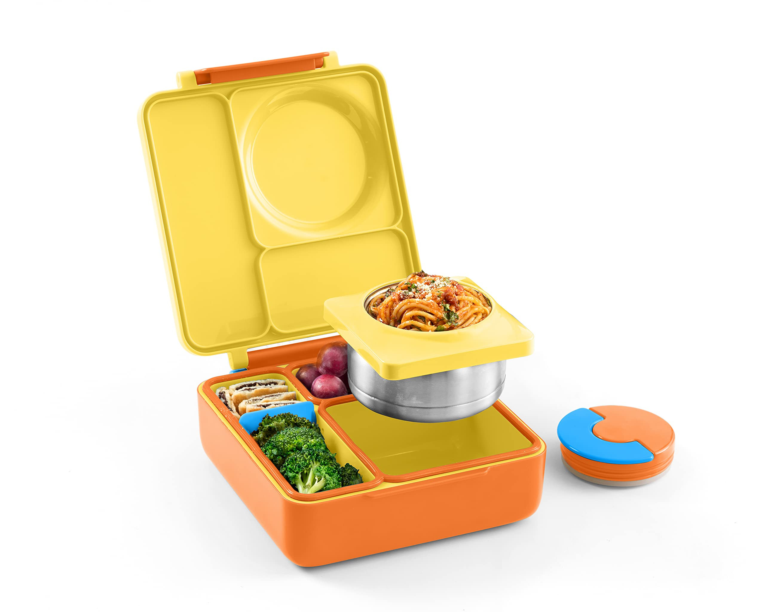 OmieBox Bento Box for Kids - Insulated Bento Lunch Box with Leak Proof Thermos Food Jar - 3 Compa... | Amazon (US)
