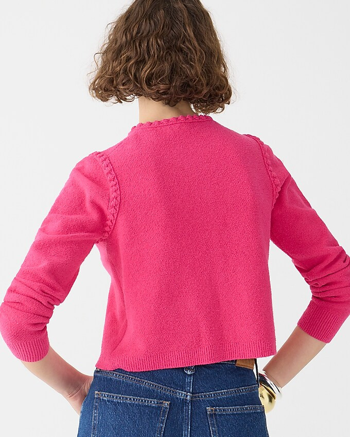 Odette sweater lady jacket in cotton-blend bouclé | J. Crew US