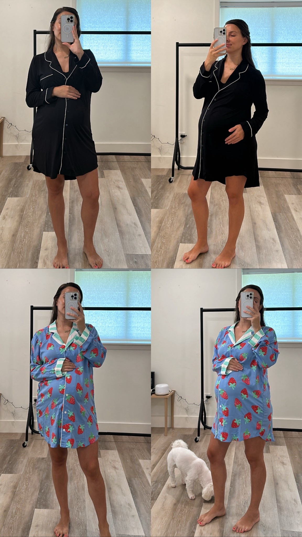 Wearing L to fit the bump

#LTKStyleTip #LTKBump #LTKBaby