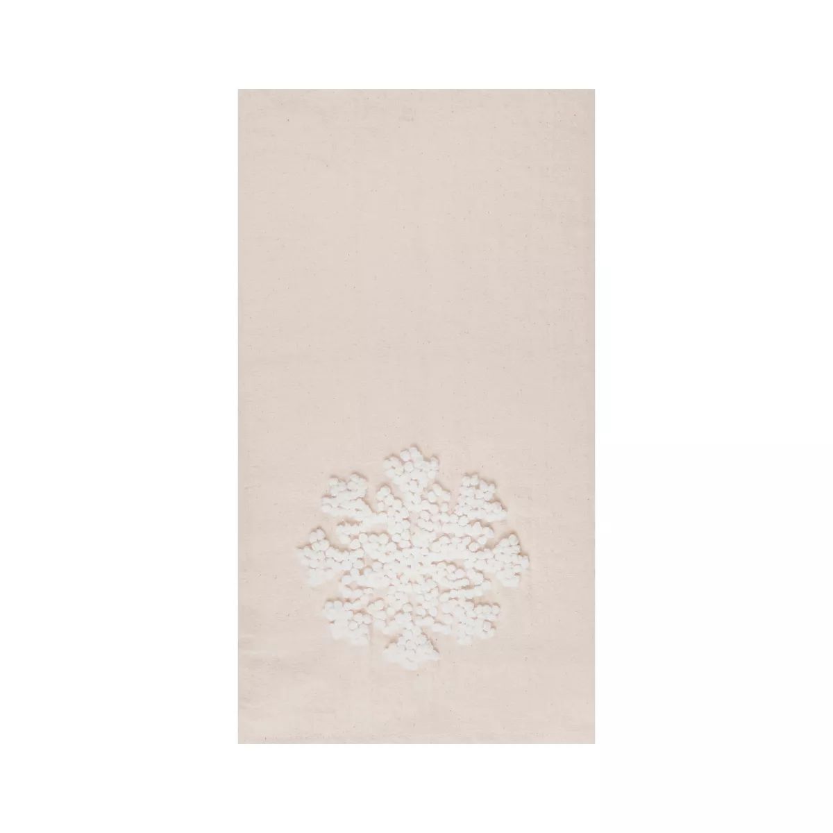 C&F Home White Snowflake French Knot Flour Sack Kitchen Towel | Target